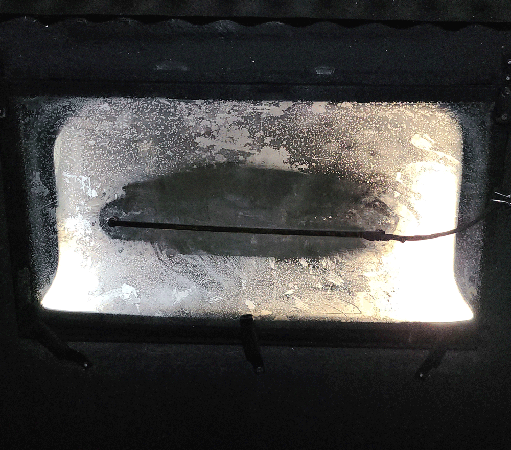 Box Blind Defrost | Frozen Window